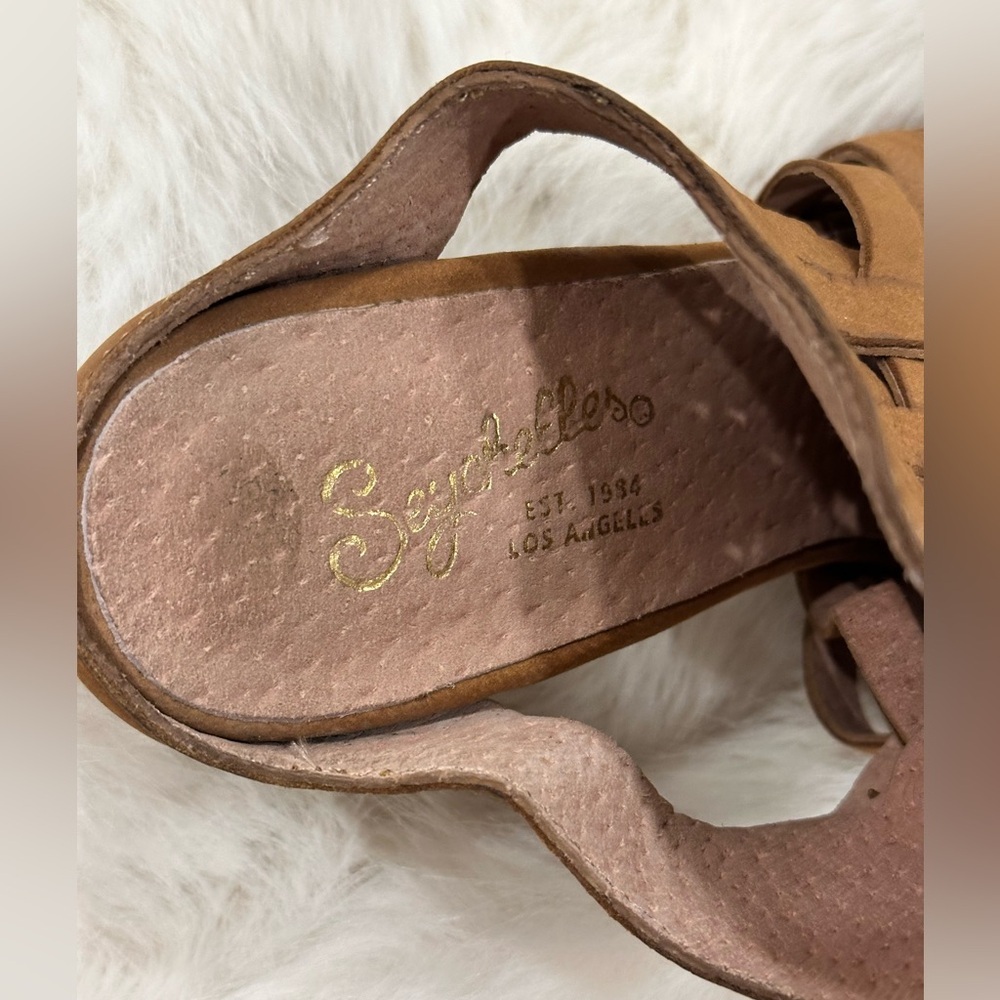 Anthropologie Seychelles Woven Leather Mules size 8.5 - Picture 5 of 7